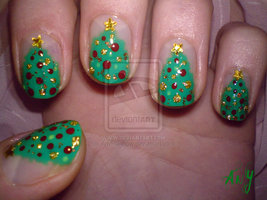 christmas nail art 04