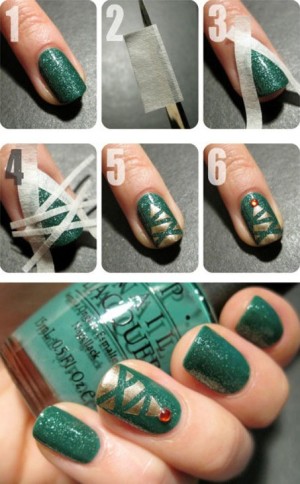 christmas nail art 05