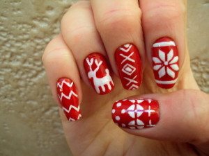 christmas nail art 12